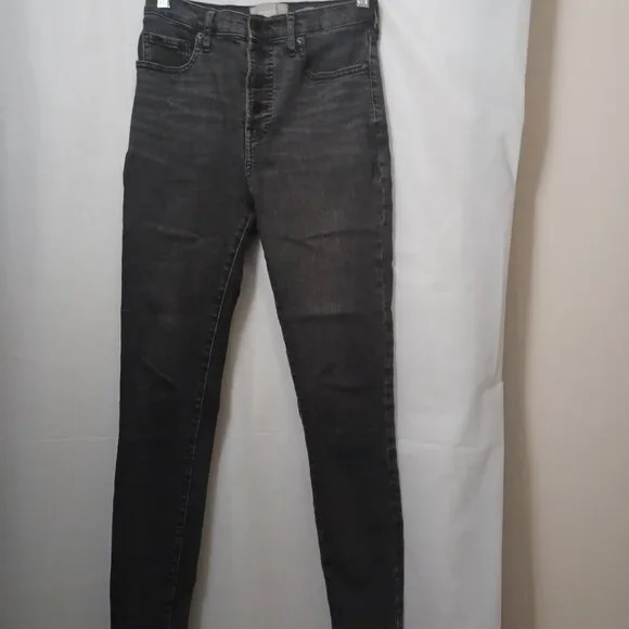 EVERLANE WOMEN'S BUTTON FLY SKINNY JEANS SIZE 29 TALL - Picture 6 of 14